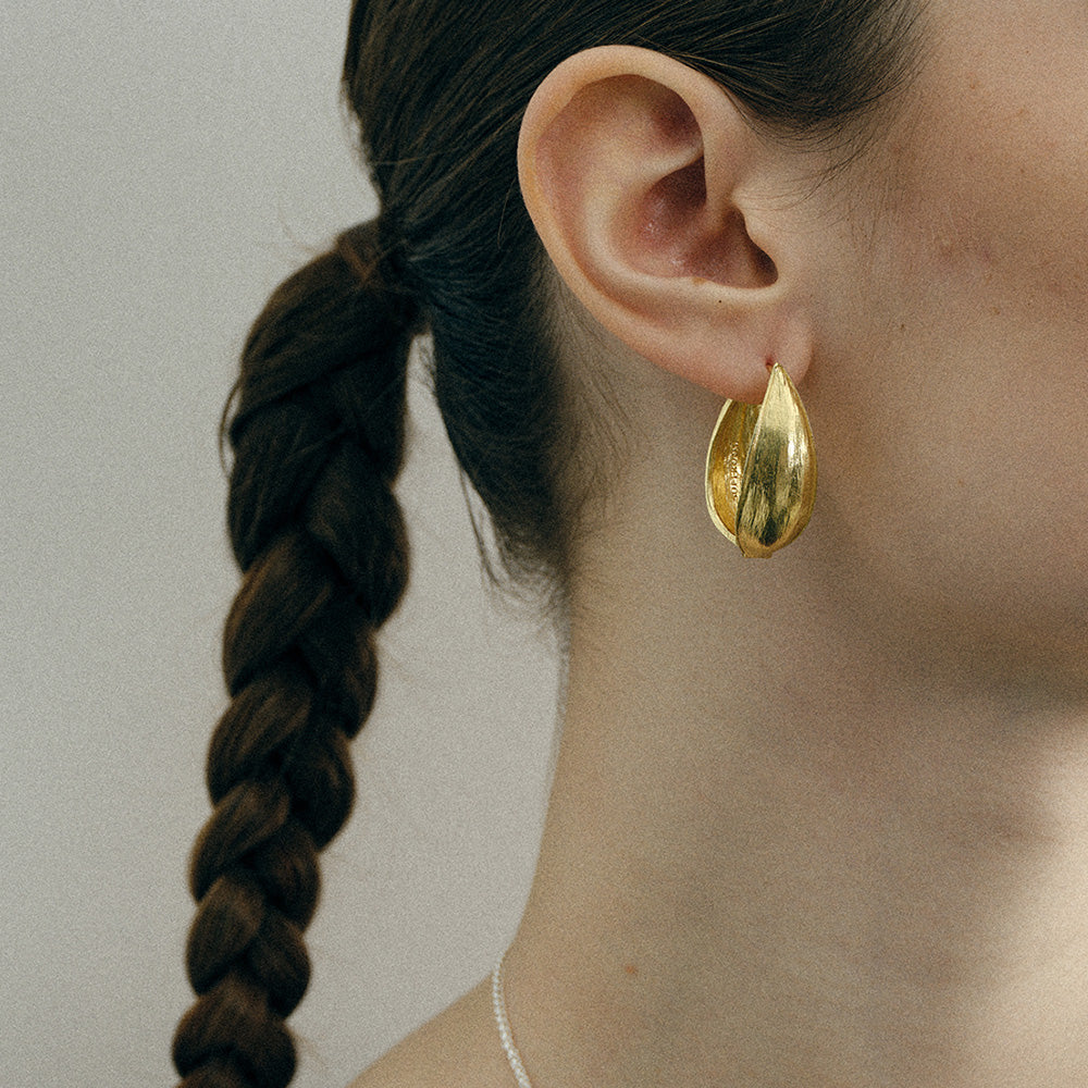 DOUBLE-SIDED SEEDPOD EARRINGS