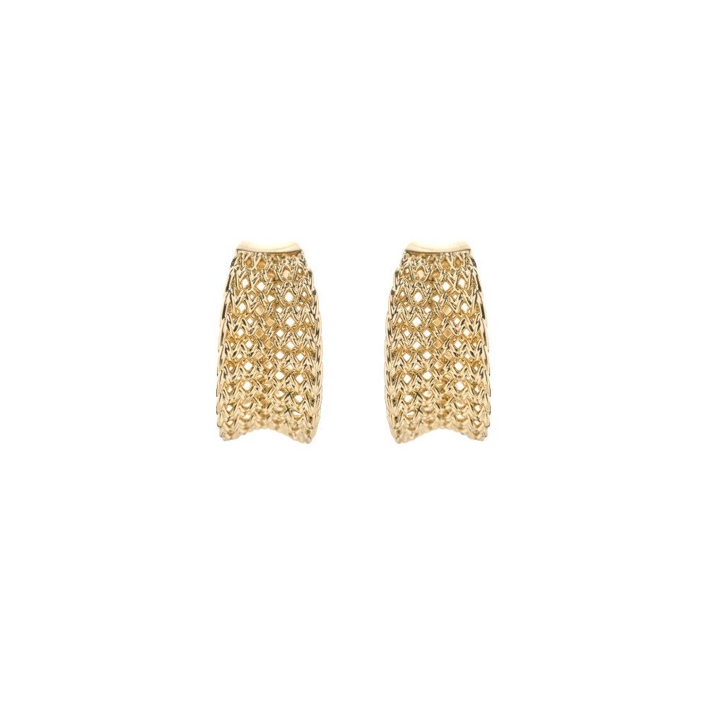 The Woven Texture Earrings