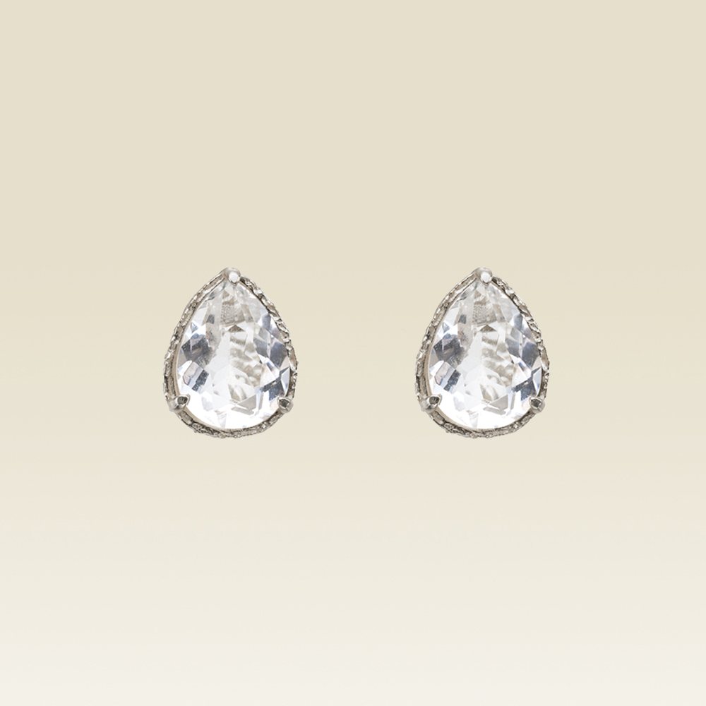 SUMMER GARDEN CRYSTAL EAR STUDS