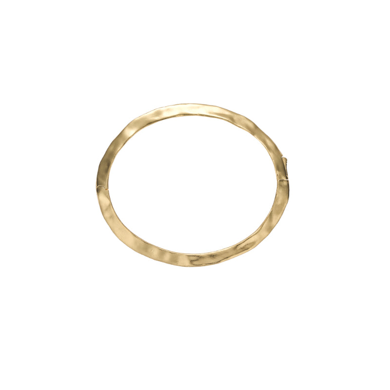 CRESCENT SCULPTURAL NARROW BANGLE