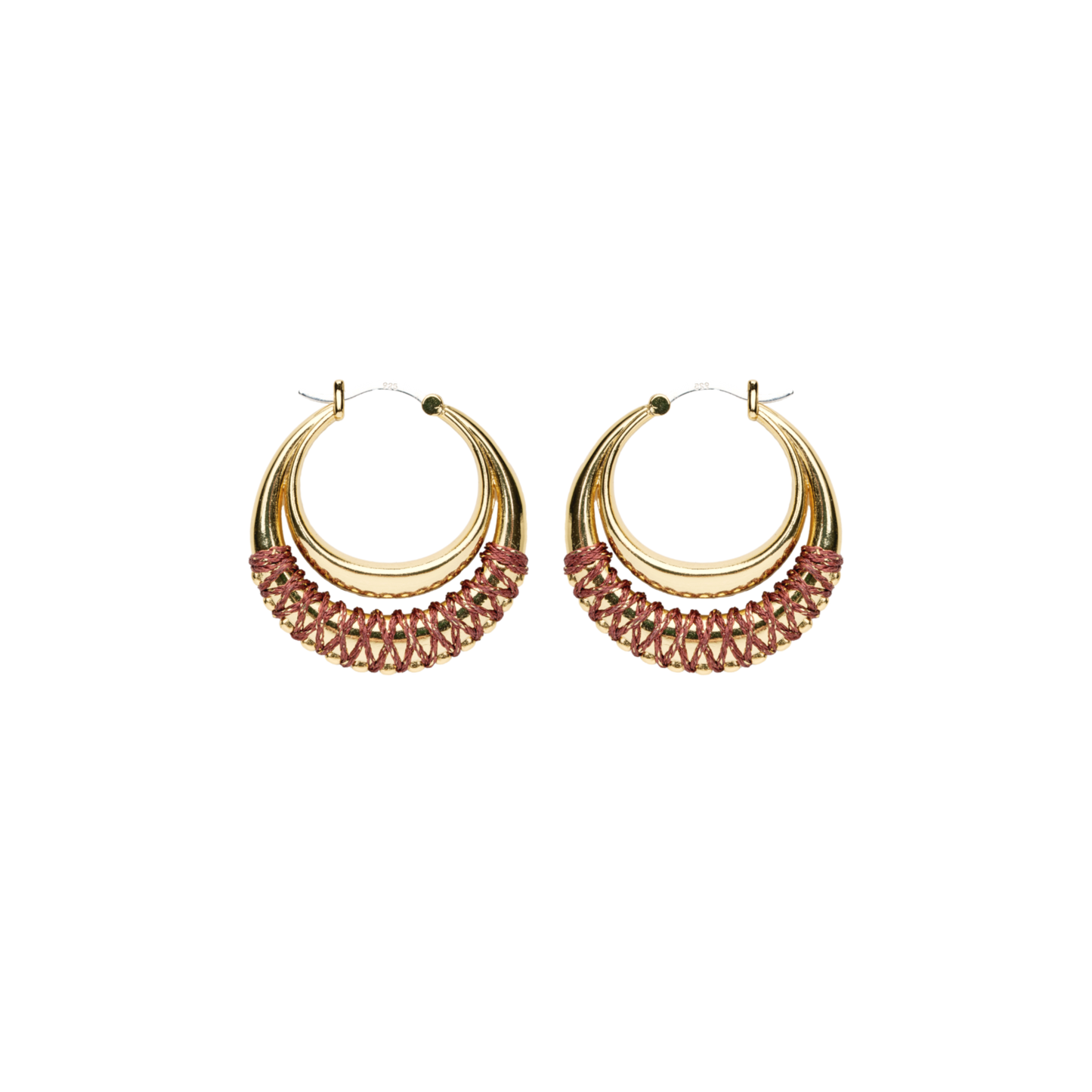 Nomad Woven Hoop Earrings