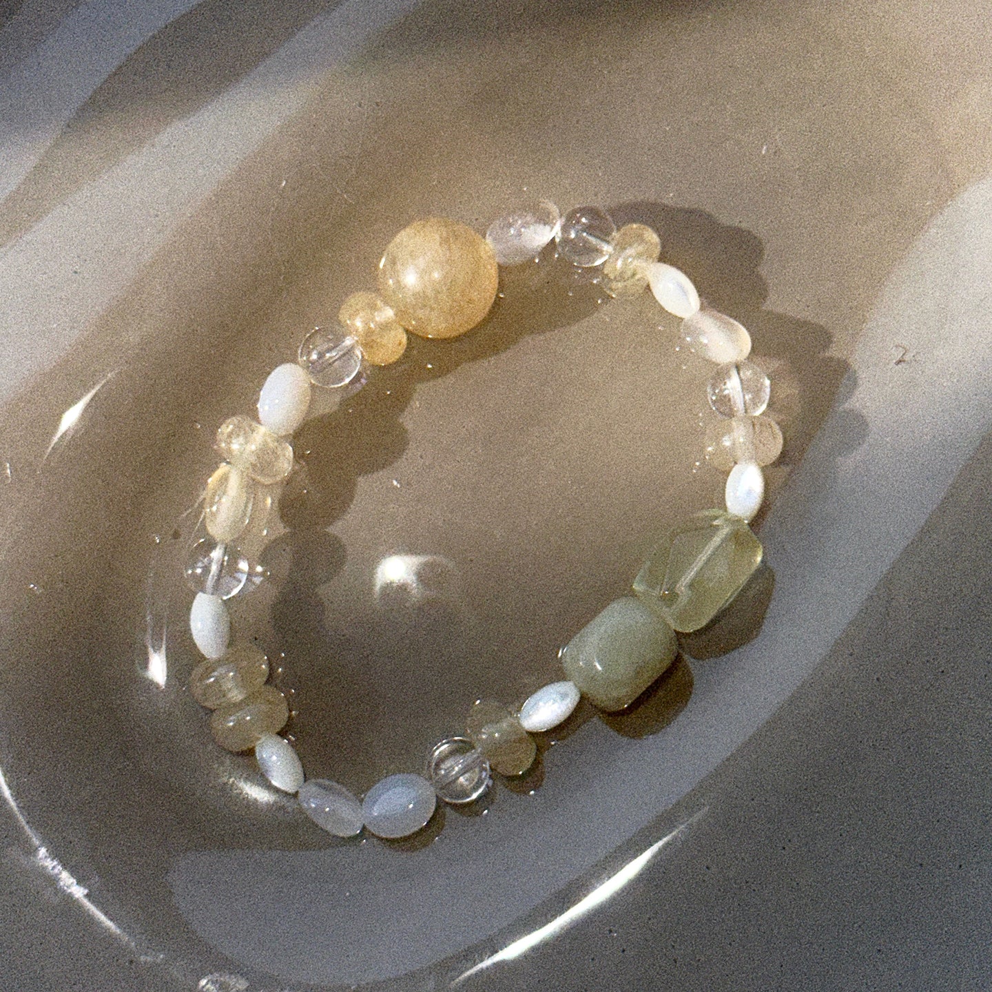 CRYSTAL BEADED BRACELET
