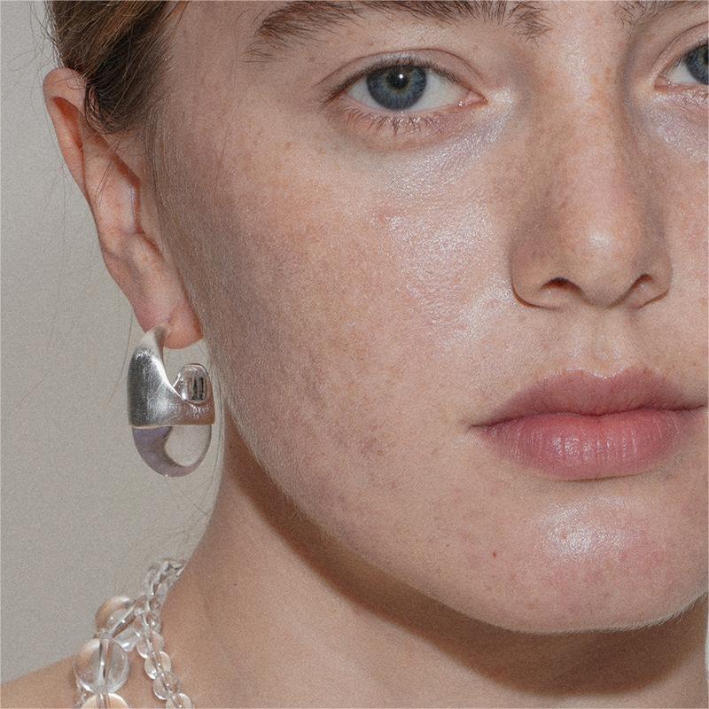 Hill Brushed Crystal Earrings