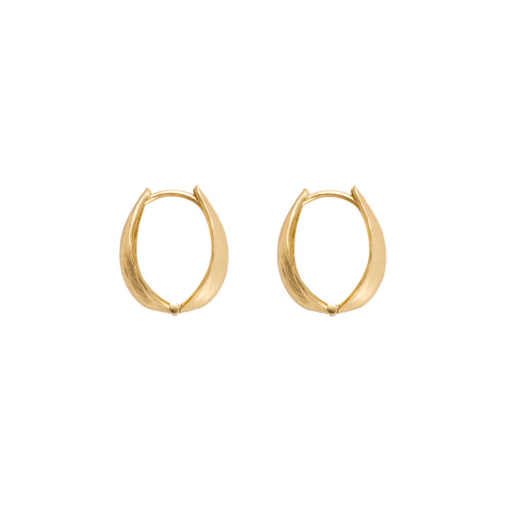 DOUBLE-SIDED TWO-TONE SEEDPOD EARRINGS MINI