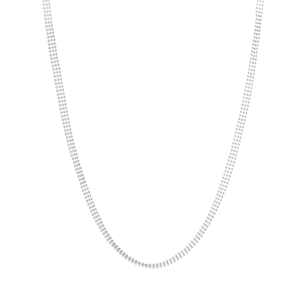 SUMMER GARDEN WHITE ICE CRYSTAL DETACHABLE PENDANT NECKLACE