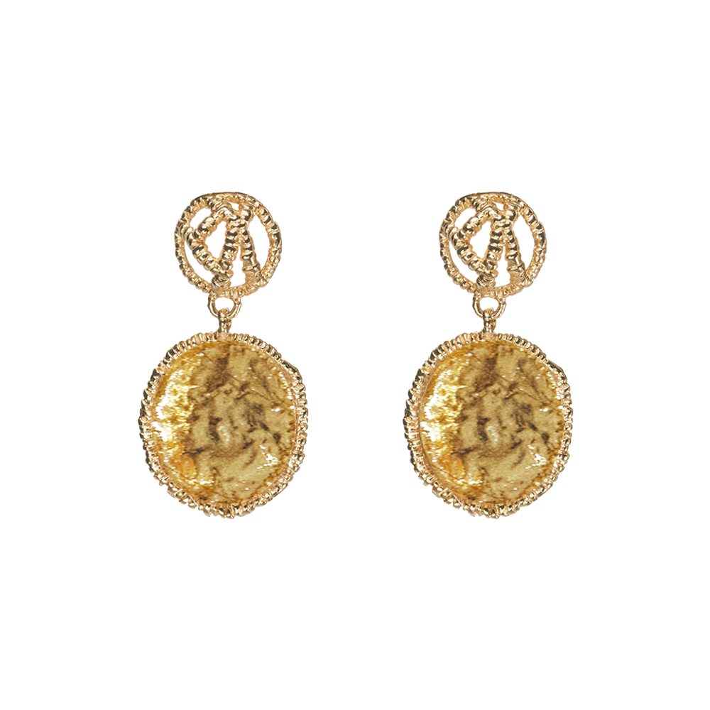 HOLLOW WOVEN EARRINGS
