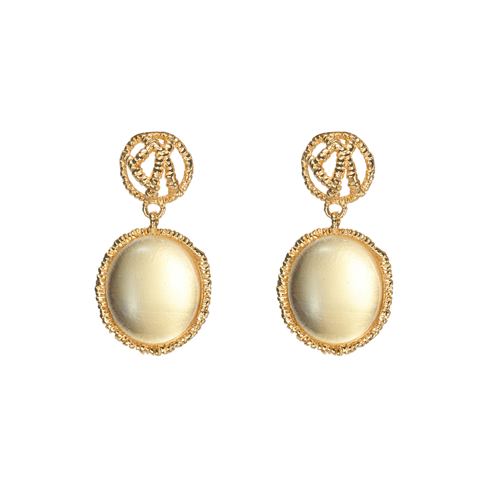 HOLLOW WOVEN EARRINGS