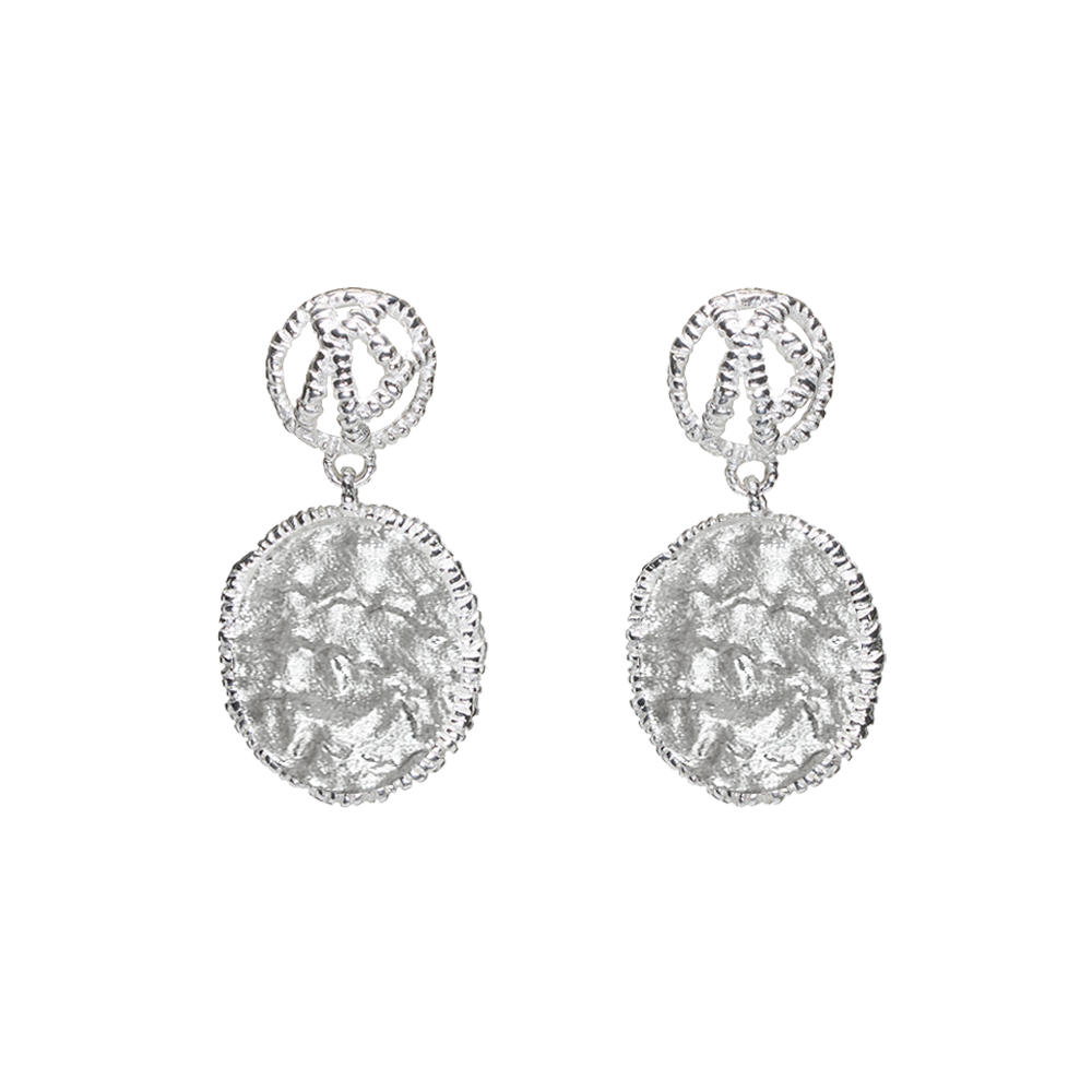 HOLLOW WOVEN EARRINGS