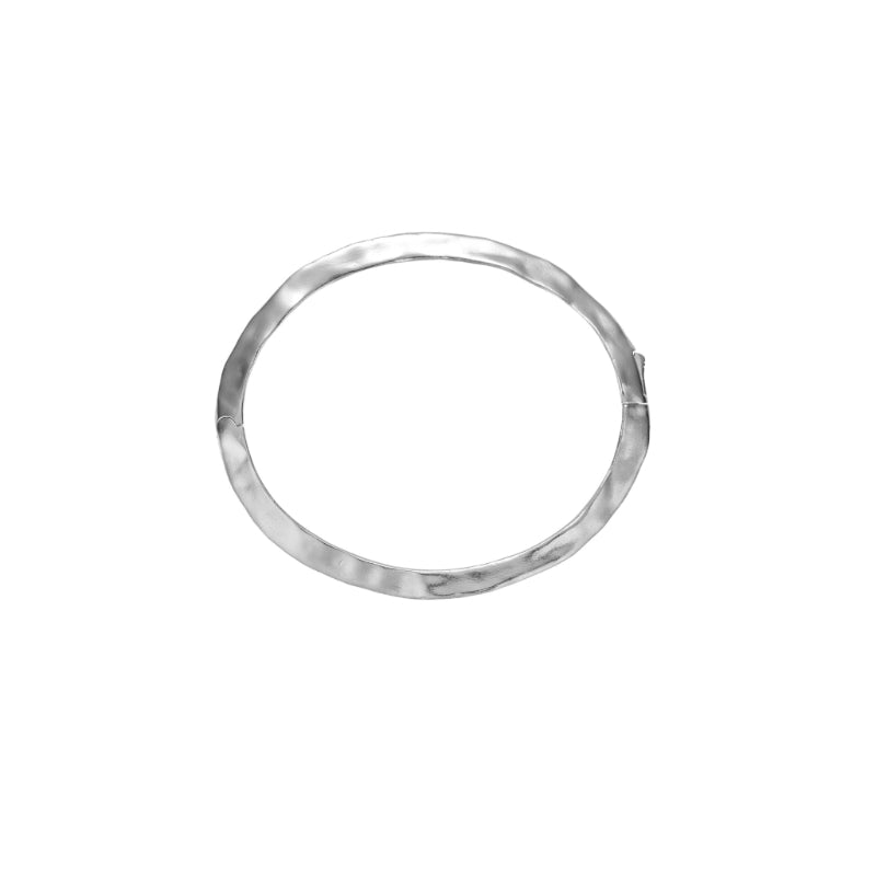 CRESCENT SCULPTURAL NARROW BANGLE