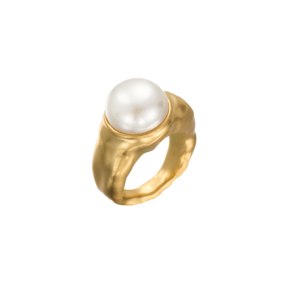 Round Pearl Ring