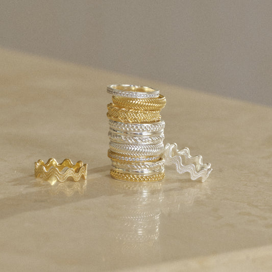 The Ornament Trims Ring Ensemble