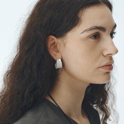The Woven Texture Earrings
