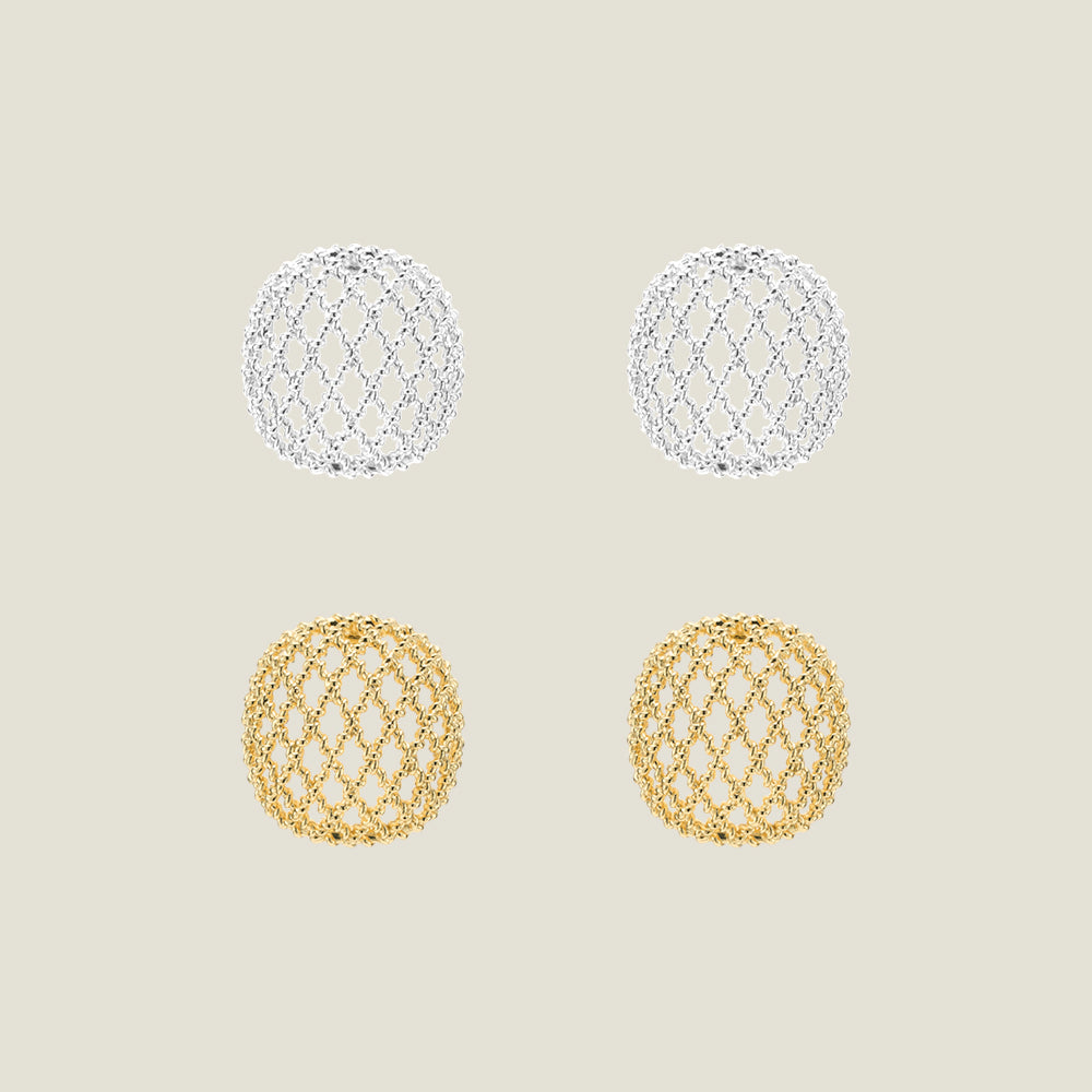 The Crochet Full Moon Earring