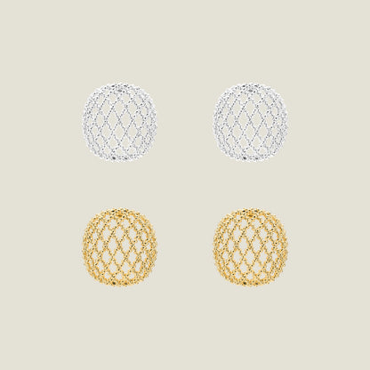 The Crochet Full Moon Earring
