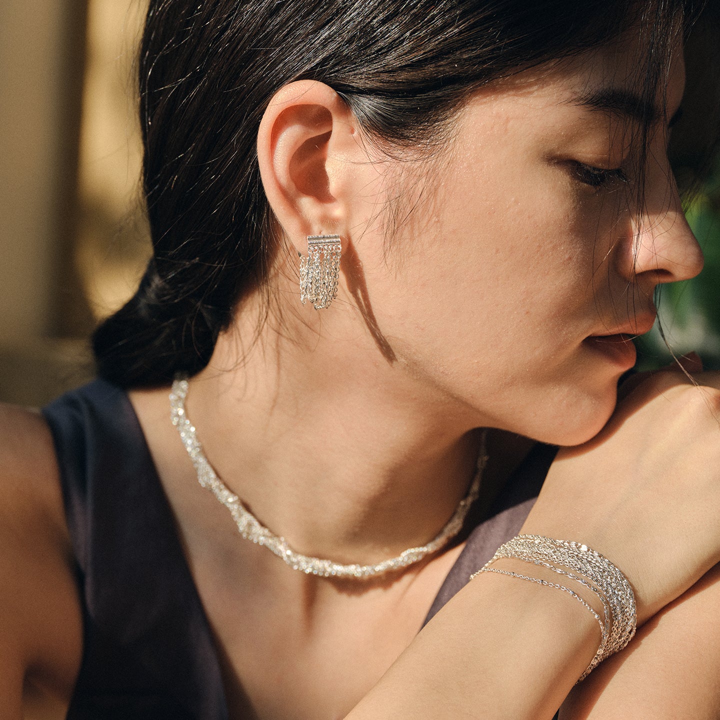 Tassel Chain Earrings