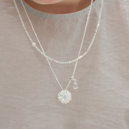 Double Petal Gardenia Necklace