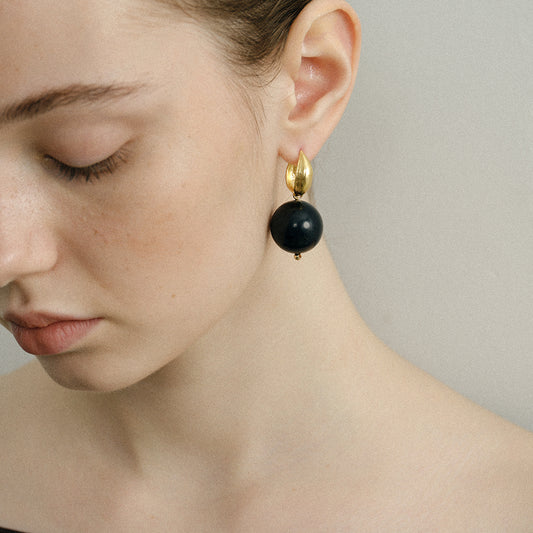 SEEDPOD DROP EARRINGS