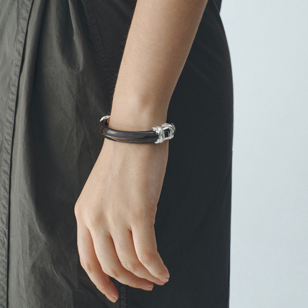 Woven Enamel Wrap Bracelet