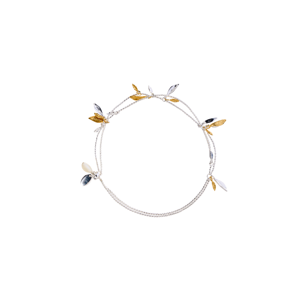 Wheat Ear Leaf Tassel Bracelet