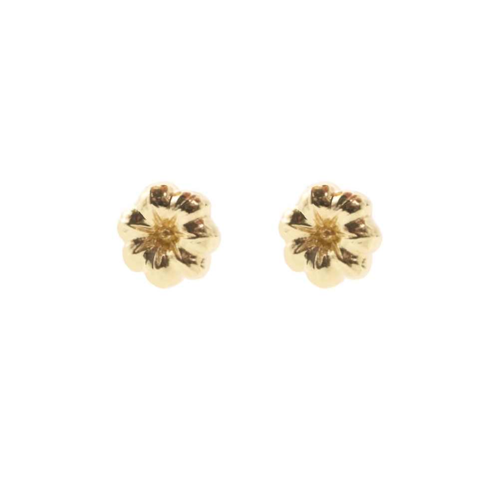 PUMPKIN FLOWER EARSTUDS