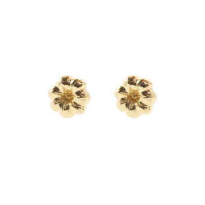 PUMPKIN FLOWER EARSTUDS