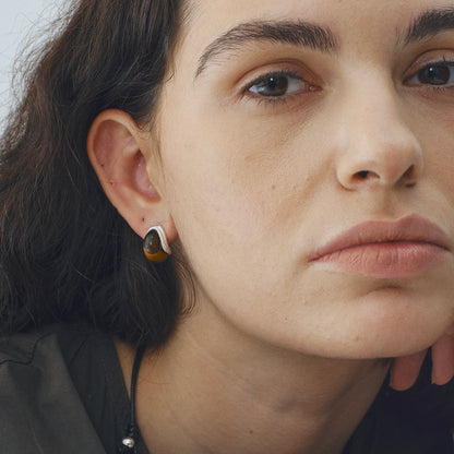 Beaded Energy Gem Earrings
