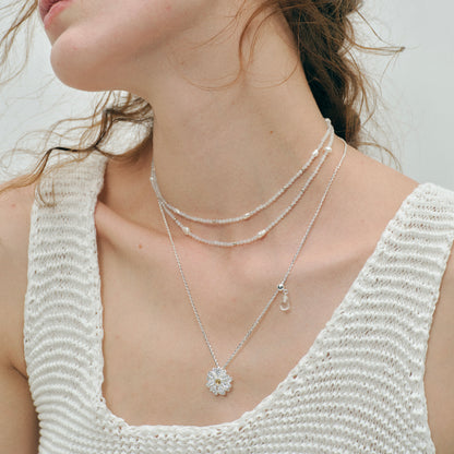 Double Petal Gardenia Necklace