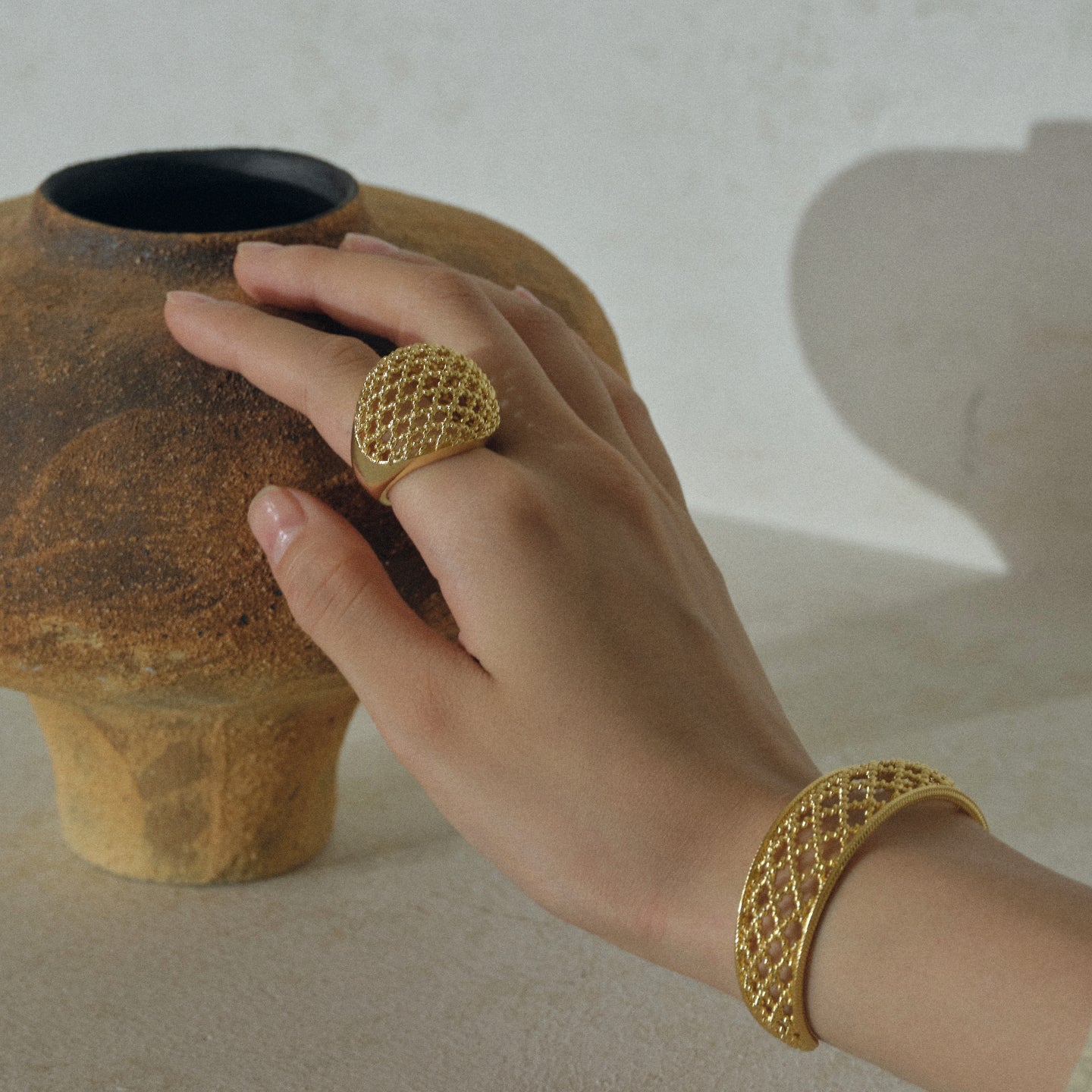 The Crochet Full Moon Ring