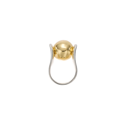 SCULPTURAL SPHERE RING