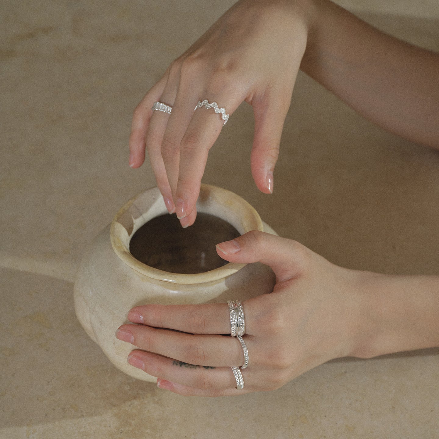 The Ornament Trims Ring Ensemble
