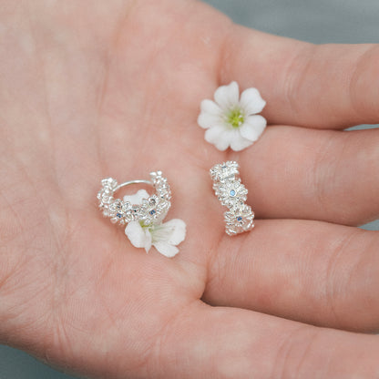 Gardenia Wreath Hoops