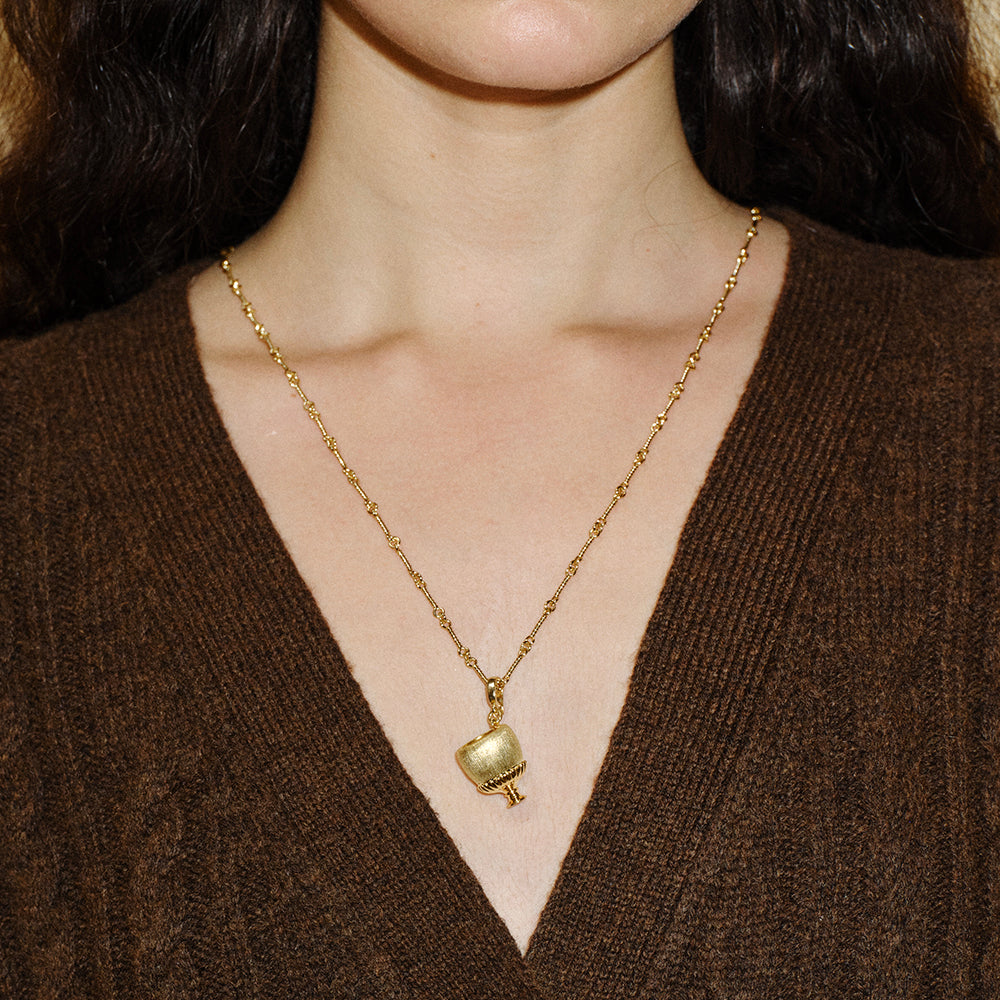 Wanderer's Wine Glass Necklace