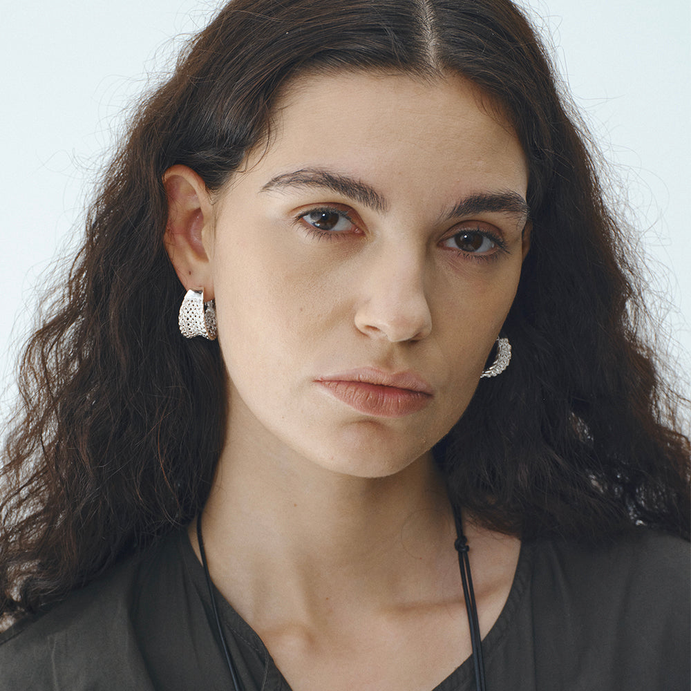 The Woven Texture Earrings