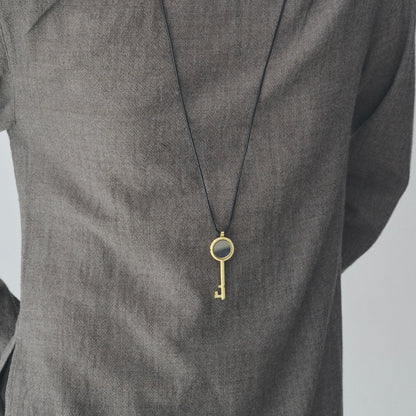 The Key & Mirror Locket Necklace