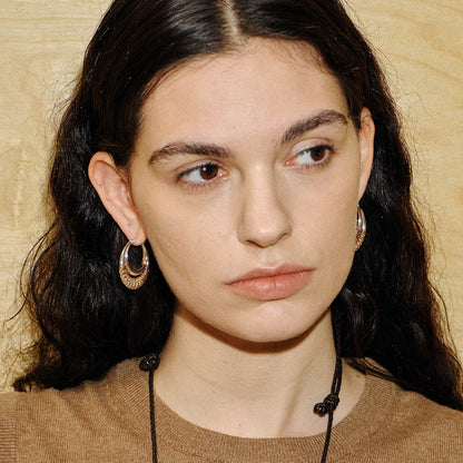 Nomad Woven Hoop Earrings