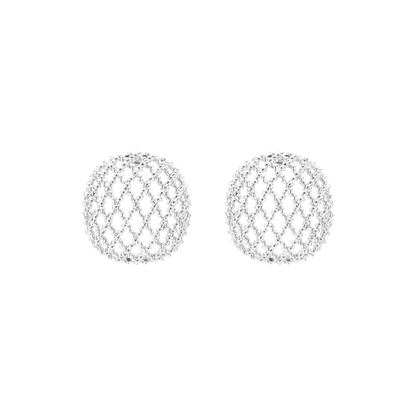 The Crochet Full Moon Earring