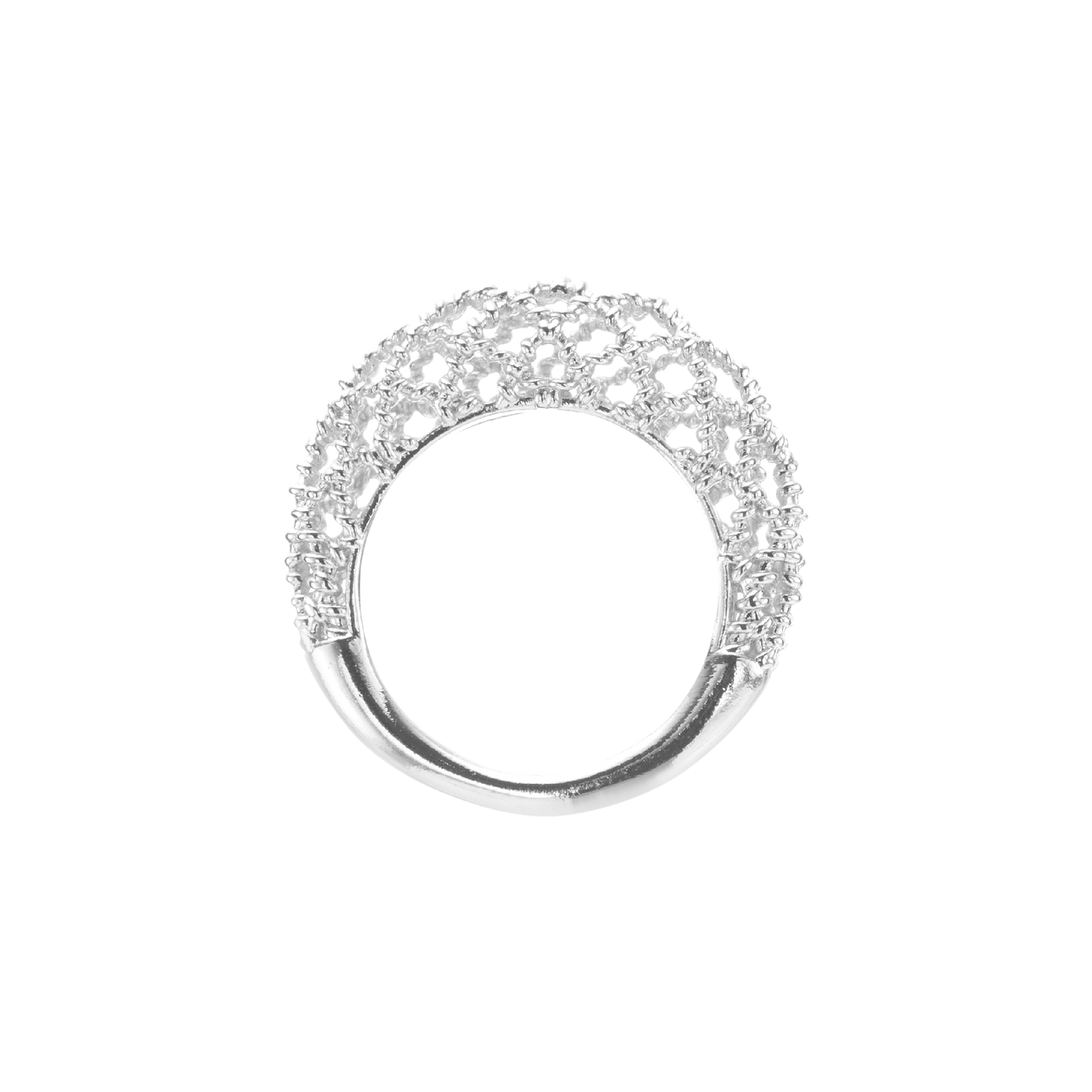 The Crochet Crescent Ring