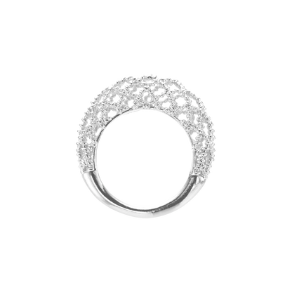 The Crochet Crescent Ring