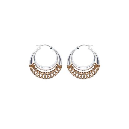 Nomad Woven Hoop Earrings