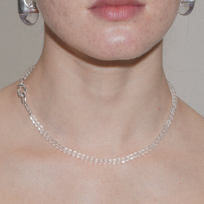 Multilayered Crystal Bubble Necklace