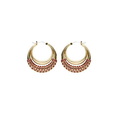 Nomad Woven Hoop Earrings