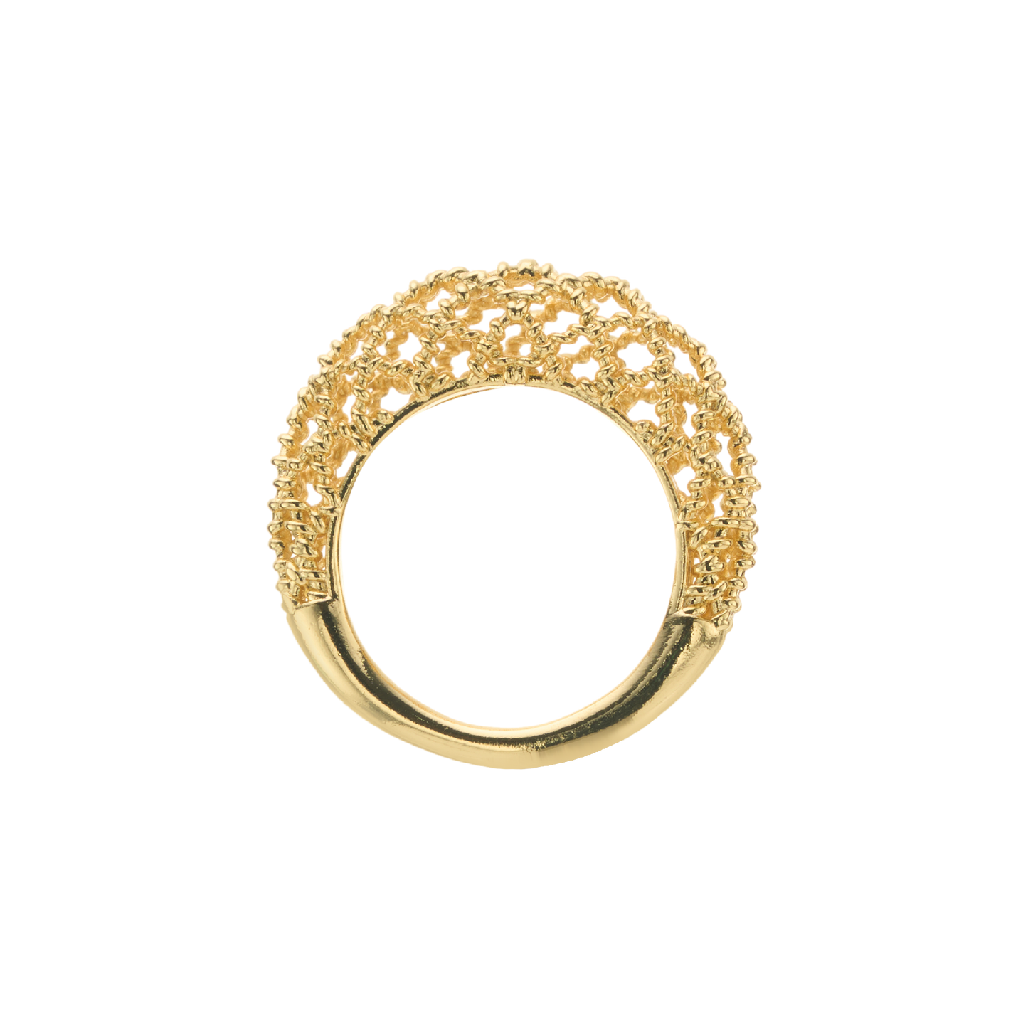 The Crochet Crescent Ring