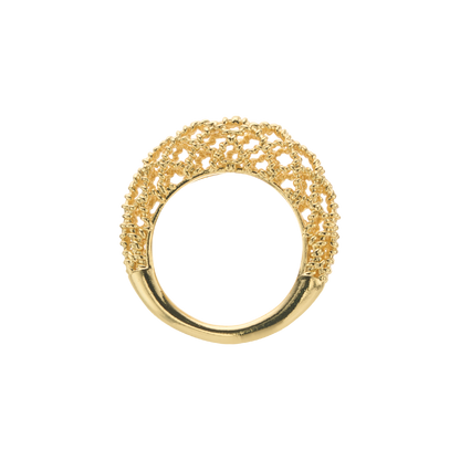 The Crochet Crescent Ring