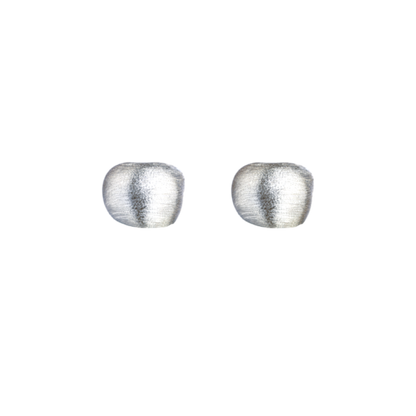 SCULPTURE BRUSHED HOLLOW EARRINGS