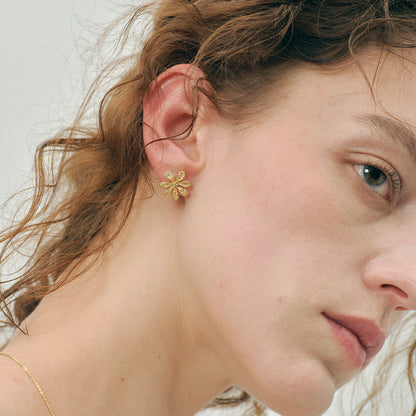 Gardenia Multi-wear Earrings - triple flower