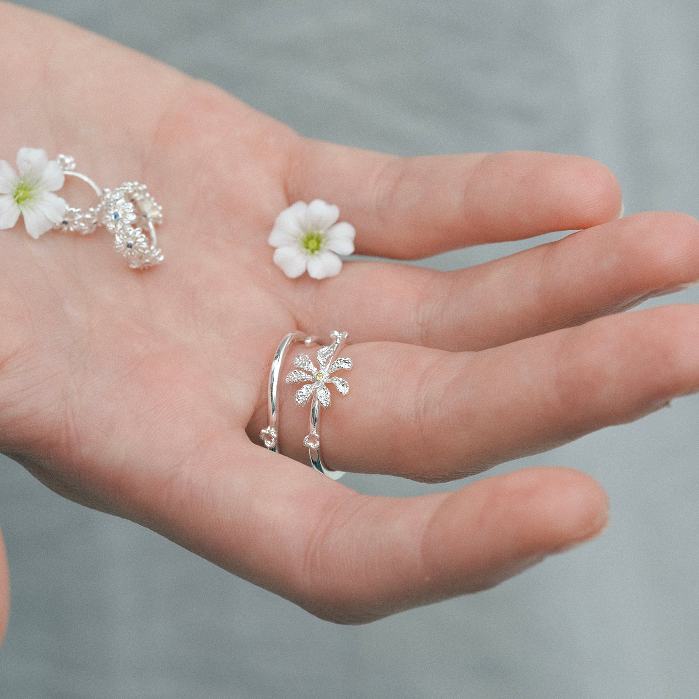Gardenia Wreath Ring