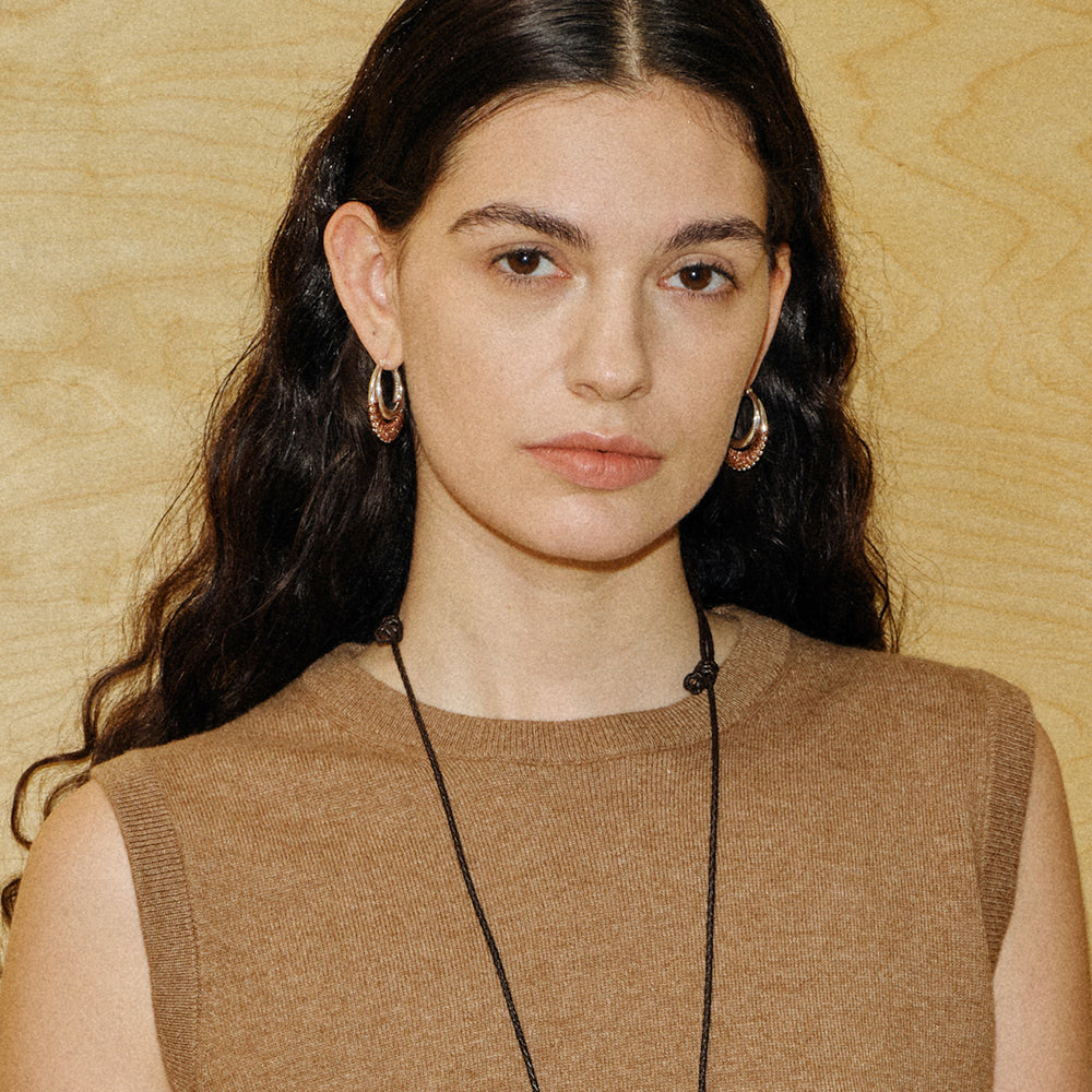 Nomad Woven Hoop Earrings