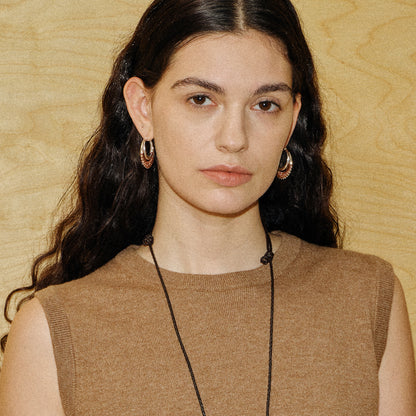 Nomad Woven Hoop Earrings