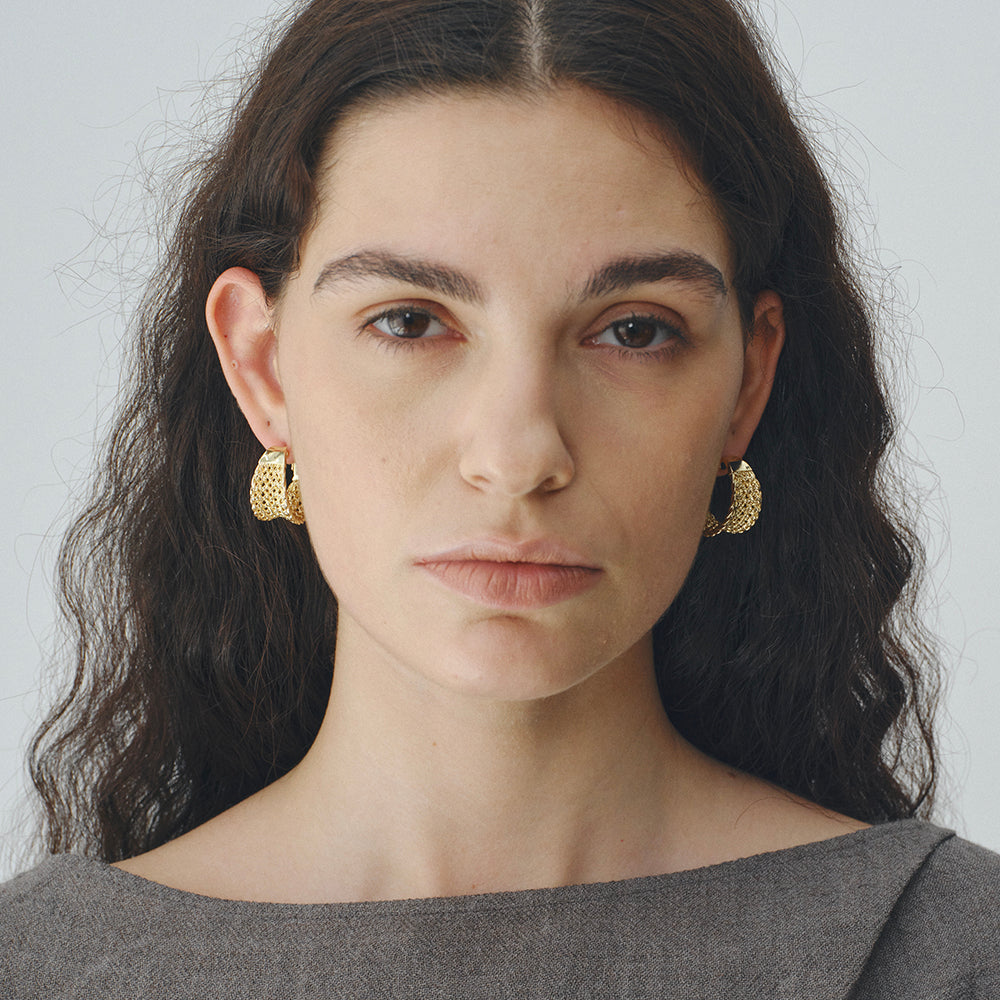 The Woven Texture Earrings