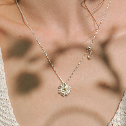 Double Petal Gardenia Necklace